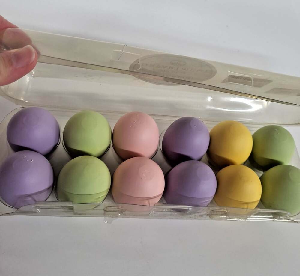 Vintage Department 56 Porcelain Easter Eggs Set of 12 Pastel Spring Decor